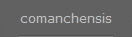 comanchensis